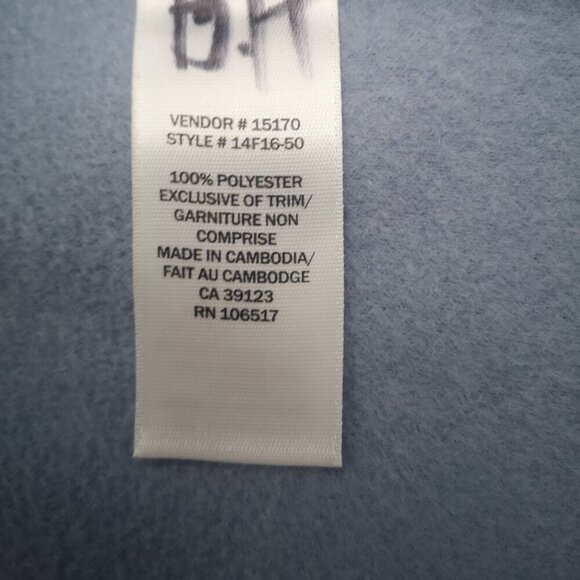 Northern Reflections Ladies Size Large Light Blue Fleece Full Zip Vest - Picture 4 of 11